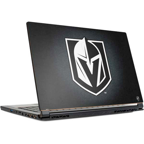 NHL Vegas Golden Knights Black Background MSI GS65 Stealth Laptop Skin