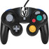 NHL Vegas Golden Knights Black Background Nintendo GameCube Controller Skin