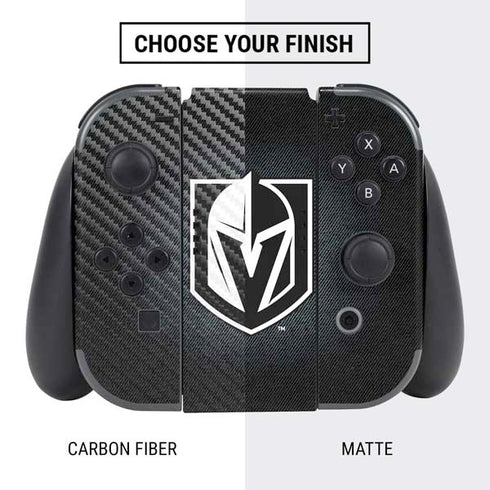 NHL Vegas Golden Knights Black Background Nintendo Switch Bundle Skin