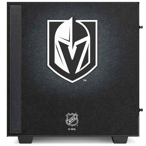 NHL Vegas Golden Knights Black Background NZXT H510 Compact ATX Mid-Tower Case Skin