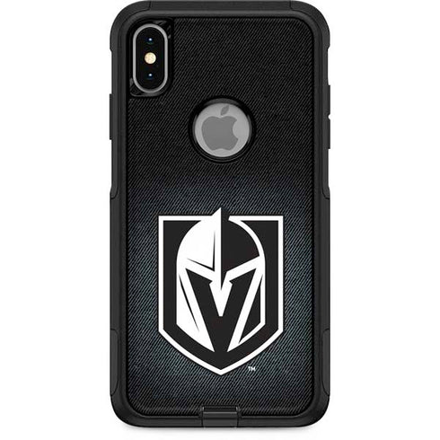 NHL Vegas Golden Knights Black Background Otterbox Commuter iPhone Skin