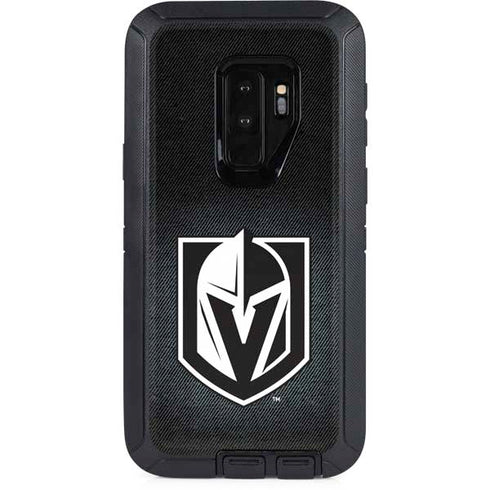 NHL Vegas Golden Knights Black Background Otterbox Defender Galaxy Skin