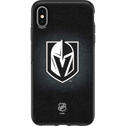 NHL Vegas Golden Knights Black Background Otterbox Symmetry iPhone Skin