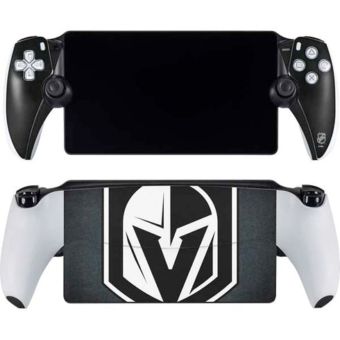NHL Vegas Golden Knights Black Background PlayStation Portal Remote Player Skin