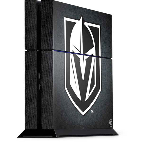 NHL Vegas Golden Knights Black Background PS4 Console Skin