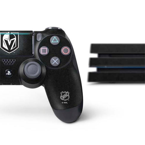 NHL Vegas Golden Knights Black Background PS4 Pro Bundle Skin