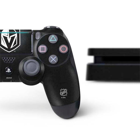 NHL Vegas Golden Knights Black Background PS4 Slim Bundle Skin