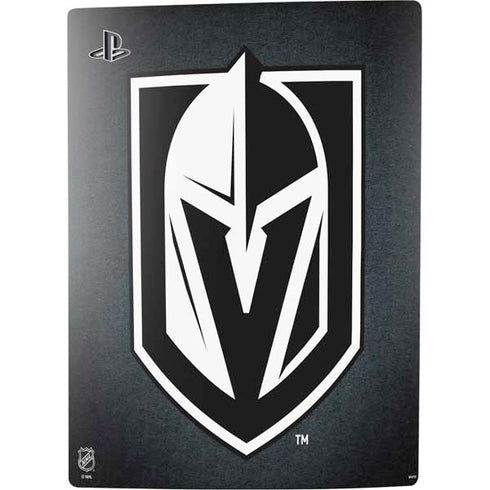 NHL Vegas Golden Knights Black Background PS5 Console Skin