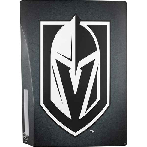 NHL Vegas Golden Knights Black Background PS5 Console Skin