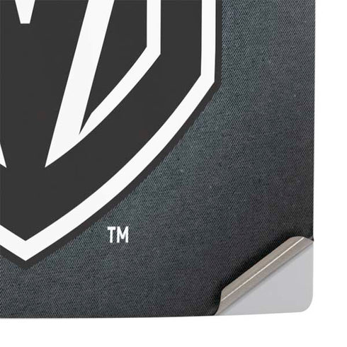 NHL Vegas Golden Knights Black Background PS5 Console Skin