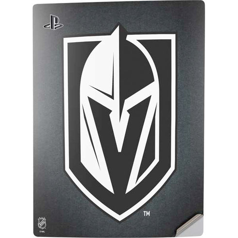NHL Vegas Golden Knights Black Background PS5 Digital Edition Console Skin