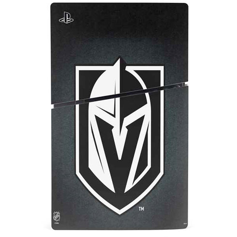 NHL Vegas Golden Knights Black Background PS5 Slim Disk Bundle Skin