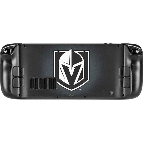 NHL Vegas Golden Knights Black Background Steam Deck Handheld Gaming Computer Skin