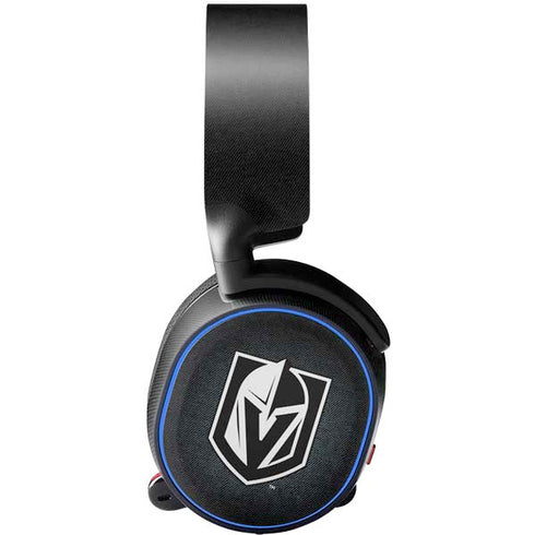 NHL Vegas Golden Knights Black Background SteelSeries Arctis 5 Skin
