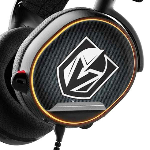 NHL Vegas Golden Knights Black Background SteelSeries Arctis 5 Skin