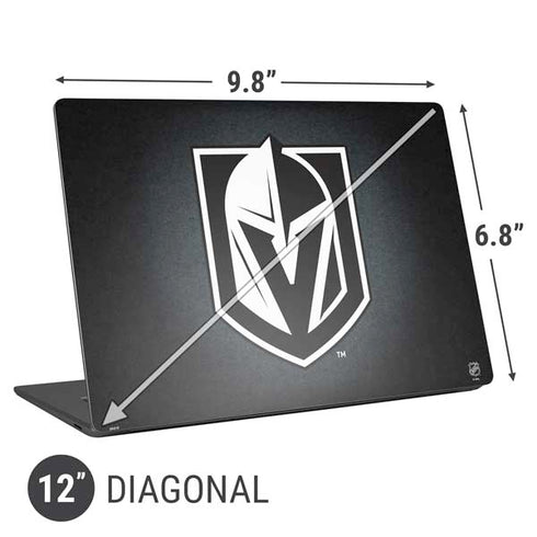 NHL Vegas Golden Knights Black Background Universal Laptop 12in (9.8 x 6.8in) Skin