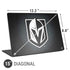 NHL Vegas Golden Knights Black Background Universal Laptop 15in (12.2 x 8.8in) Skin