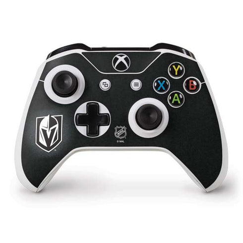 NHL Vegas Golden Knights Black Background Xbox One S Controller Skin