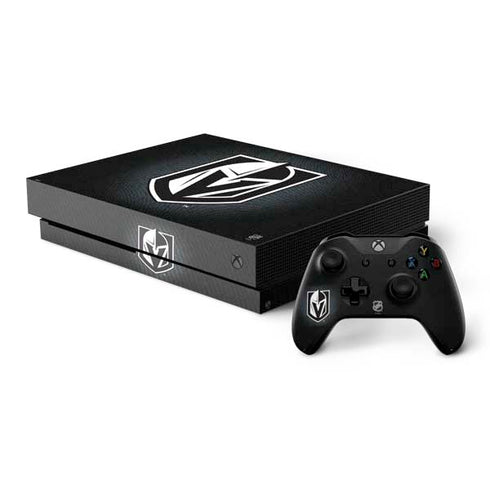 NHL Vegas Golden Knights Black Background Xbox One X Bundle Skin