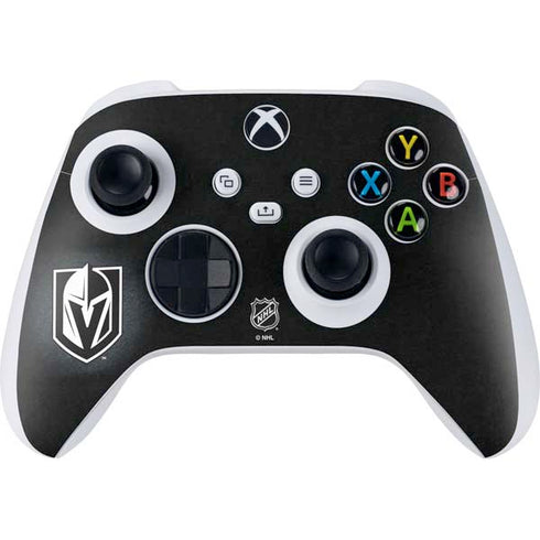 NHL Vegas Golden Knights Black Background Xbox Series S Controller Skin