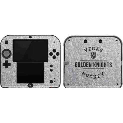 NHL Vegas Golden Knights Black Text Nintendo 2DS Skin