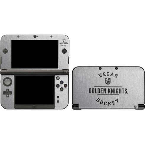 NHL Vegas Golden Knights Black Text 3DS XL 2015 Skin