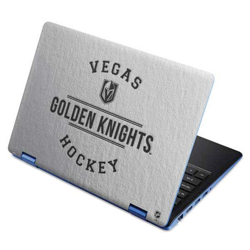 NHL Vegas Golden Knights Black Text Aspire R11 11.6in Skin