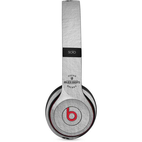 NHL Vegas Golden Knights Black Text Beats Solo 2 Wireless Skin