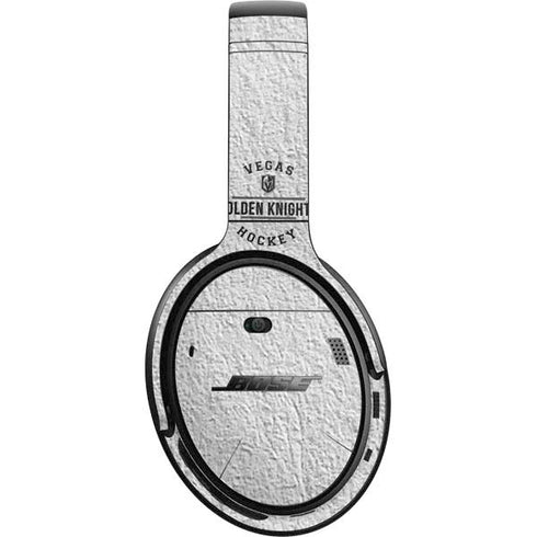 NHL Vegas Golden Knights Black Text Bose QuietComfort 35 Headphones Skin