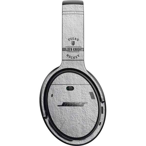 NHL Vegas Golden Knights Black Text Bose QuietComfort 35 II Headphones Skin