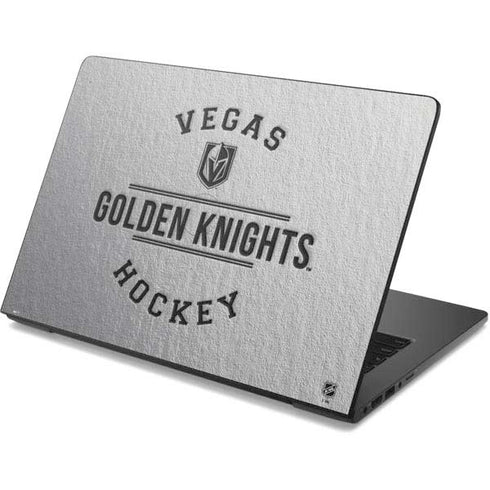 NHL Vegas Golden Knights Black Text Dell Chromebook Skin