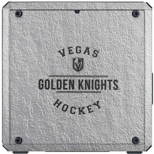 NHL Vegas Golden Knights Black Text Cooler Master MasterBox Q300L Mini Tower Skin