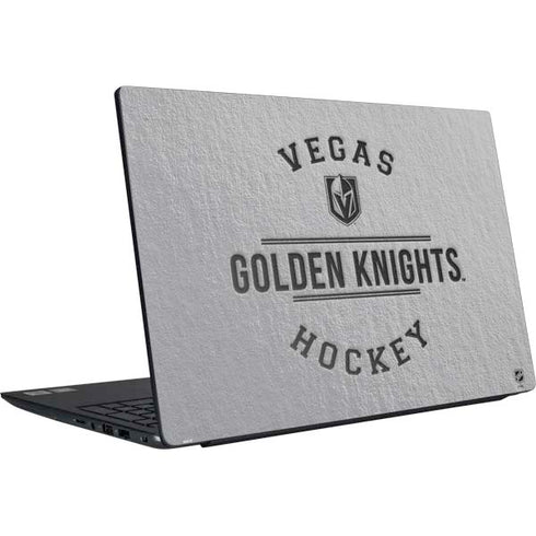 NHL Vegas Golden Knights Black Text Dell Vostro Skin
