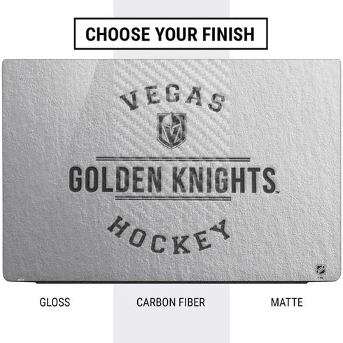 NHL Vegas Golden Knights Black Text Dell Vostro Skin