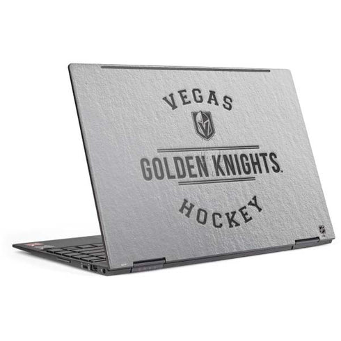 NHL Vegas Golden Knights Black Text HP Envy Skin
