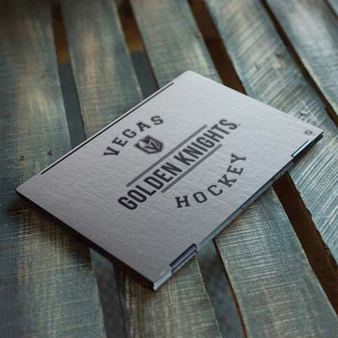 NHL Vegas Golden Knights Black Text HP Envy Skin