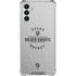 NHL Vegas Golden Knights Black Text Galaxy A13 5G Clear Case