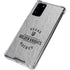 NHL Vegas Golden Knights Black Text Galaxy Note20 5G Clear Case