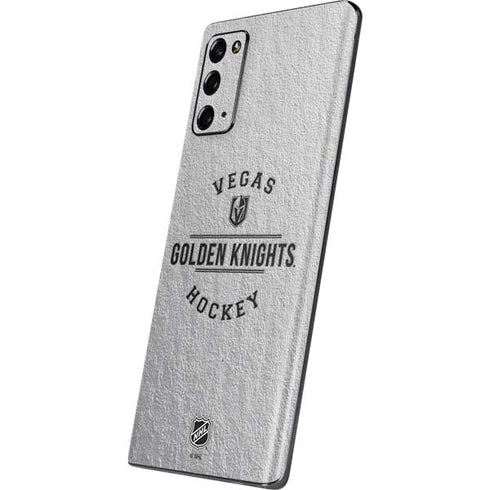 NHL Vegas Golden Knights Black Text Galaxy Note20 5G Skin
