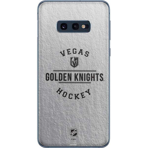 NHL Vegas Golden Knights Black Text Galaxy S10e Skin