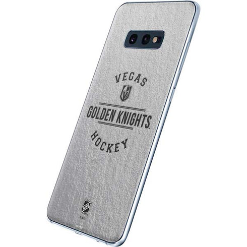 NHL Vegas Golden Knights Black Text Galaxy S10e Skin
