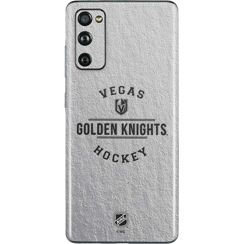 NHL Vegas Golden Knights Black Text Galaxy S20 Fan Edition Skin
