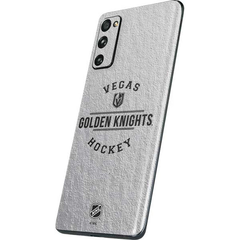 NHL Vegas Golden Knights Black Text Galaxy S20 Fan Edition Skin