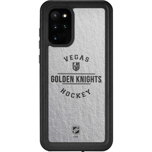 NHL Vegas Golden Knights Black Text Galaxy S20 Plus Waterproof Case