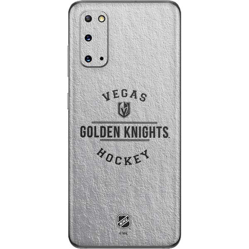 NHL Vegas Golden Knights Black Text Galaxy S20 Skin