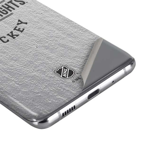 NHL Vegas Golden Knights Black Text Galaxy S20 Skin