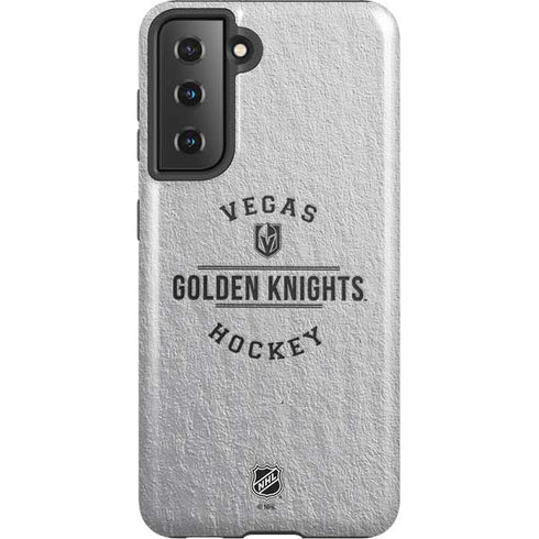 NHL Vegas Golden Knights Black Text Galaxy S21 5G Pro Case