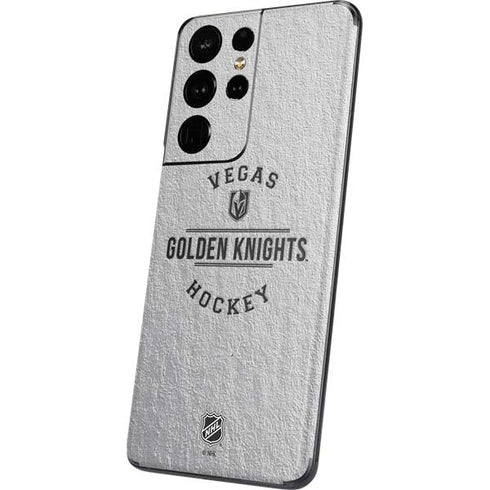 NHL Vegas Golden Knights Black Text Galaxy S21 Ultra 5G Skin