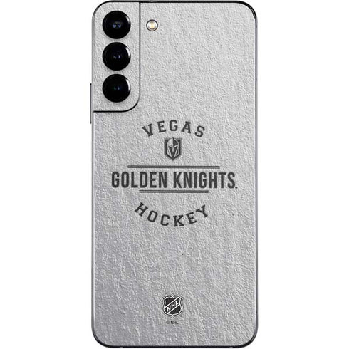 NHL Vegas Golden Knights Black Text Galaxy S22 Plus Skin