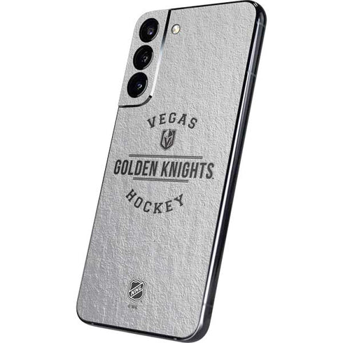 NHL Vegas Golden Knights Black Text Galaxy S22 Plus Skin
